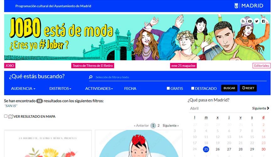 web cultura madrid